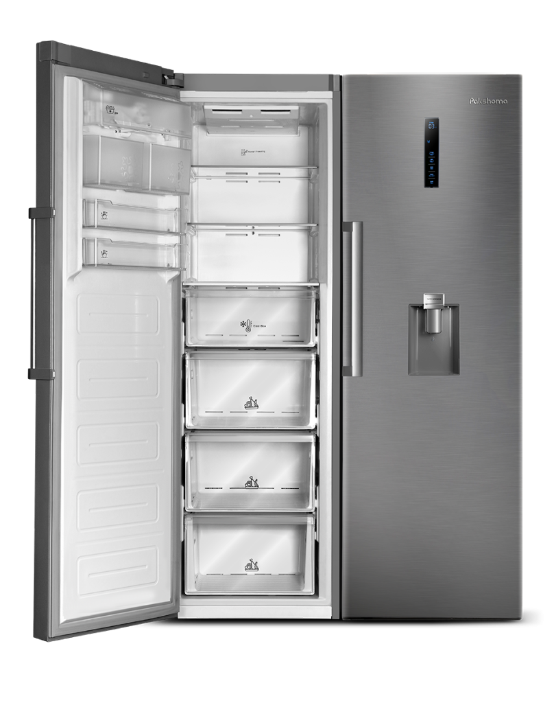 یخچال فریزر دو قلو پاکشوما مدل RTRA RTFA ۹۰۱ i W B 10 W (N1)
