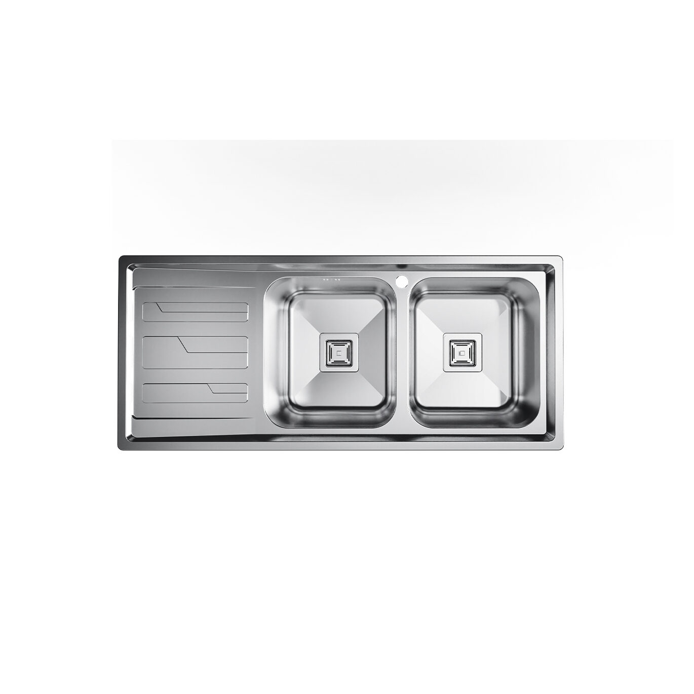 سینک کن توکار دولگن استیل مدل 8192 S لگن چپ