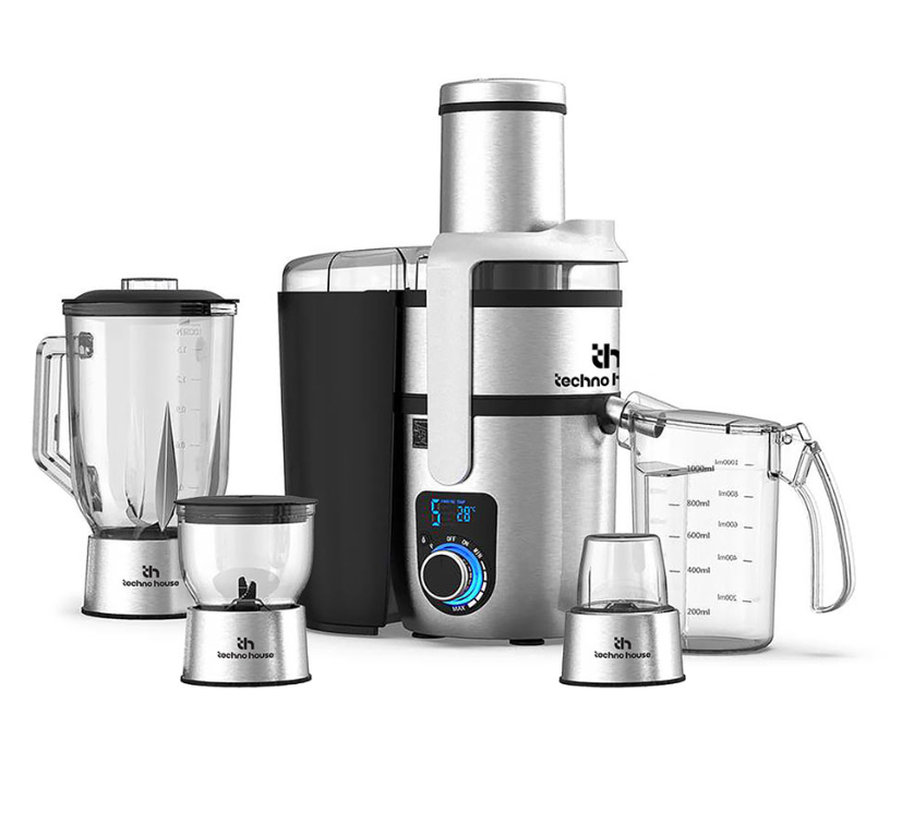 آبمیوه گیری تکنو هاوس ۴ کاره ۱۰۰۰ وات مدل JU 10 F 4 MAX Y 833