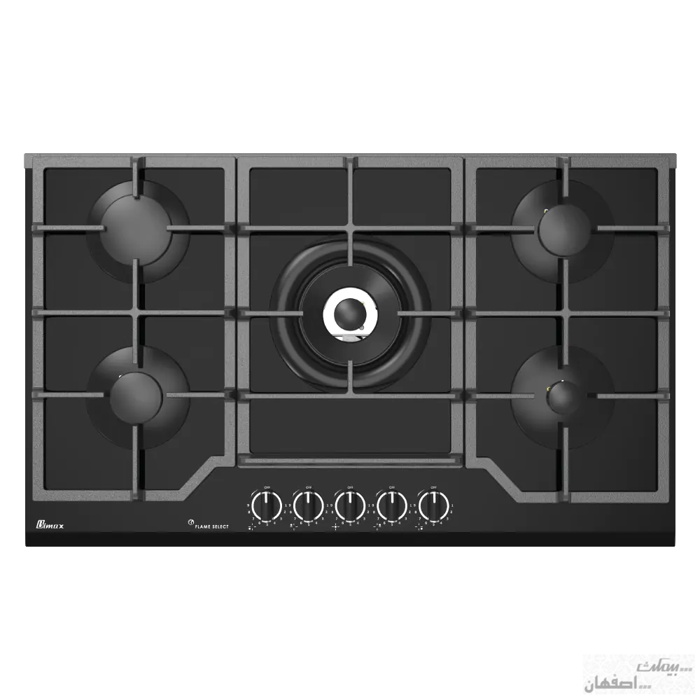 اجاق گاز شیشه ای بیمکث 5 شعله BG-DG 2204 مشکی