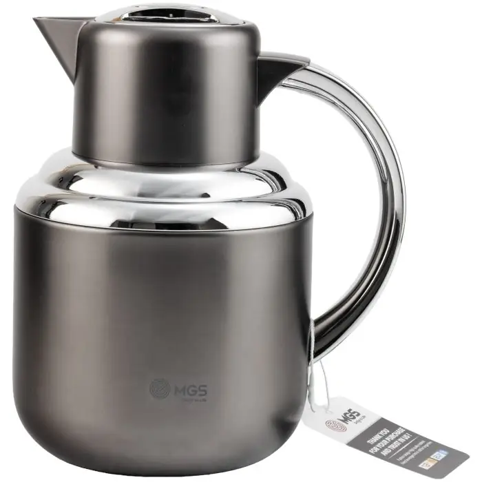 فلاسک ام جی اس 0.5 لیتر استیل کد VJ-4112 رنگ تیتانیوم