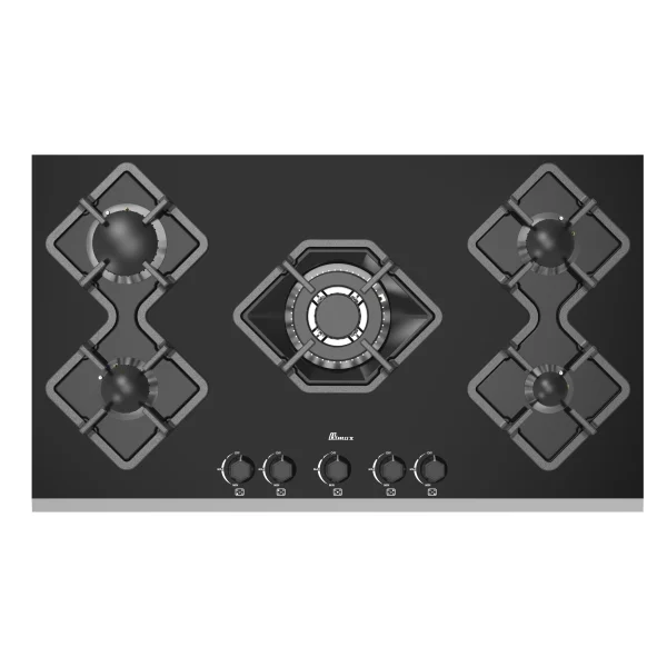 اجاق گاز شیشه‌ای بیمکس مدل MG 5090 پلاس آینه‌ای