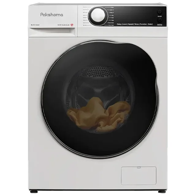 ماشین لباسشویی پاکشوما مدل U-8W ظرفیت 8 کیلوگرم تمام اتوماتیک