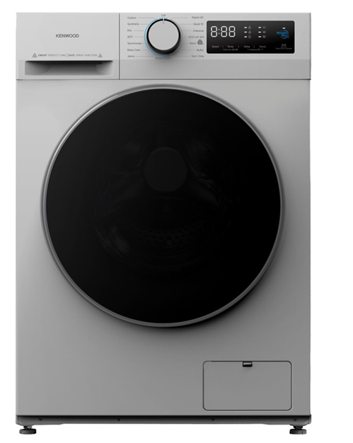 ماشین لباسشویی ۹ کیلوگرمی کنوود مدل KWM 6940 رنگ سیلور