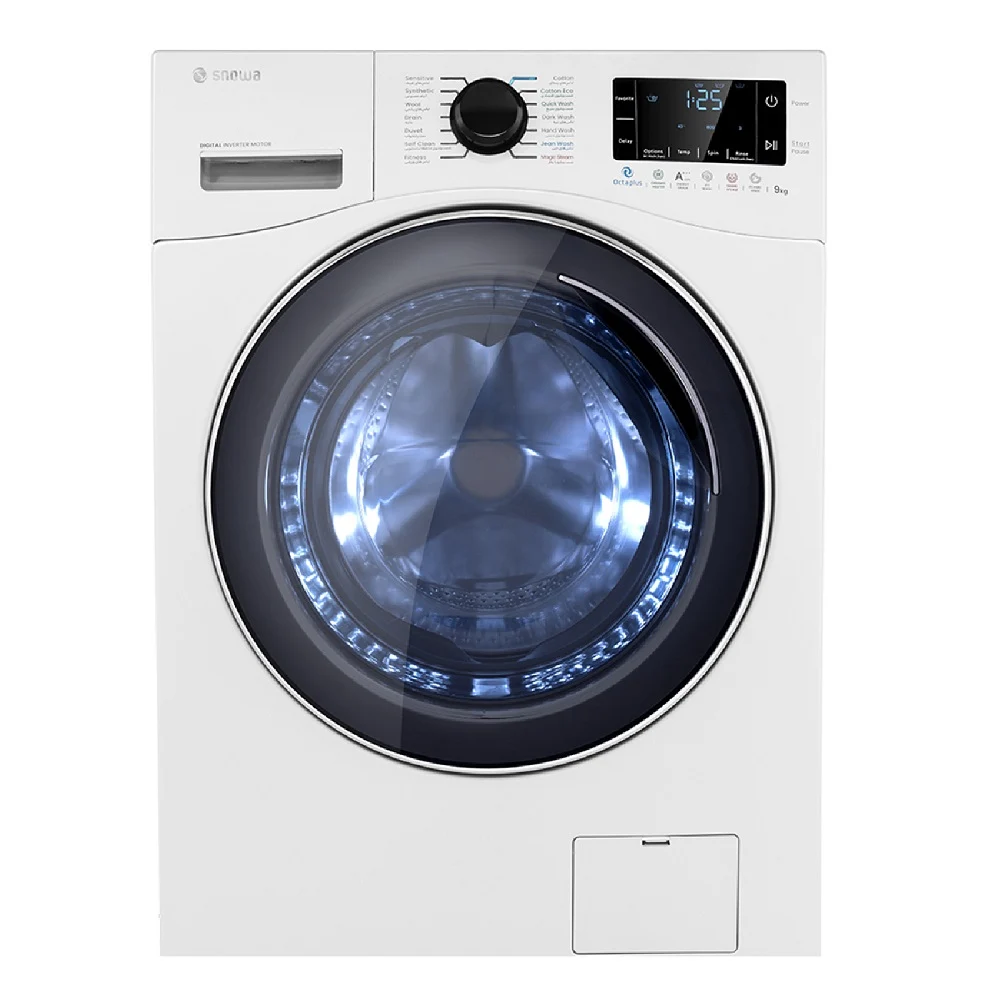 ماشین لباسشویی اسنوا مدل SWM E 92 ظرفیت 9 کیلوگرم