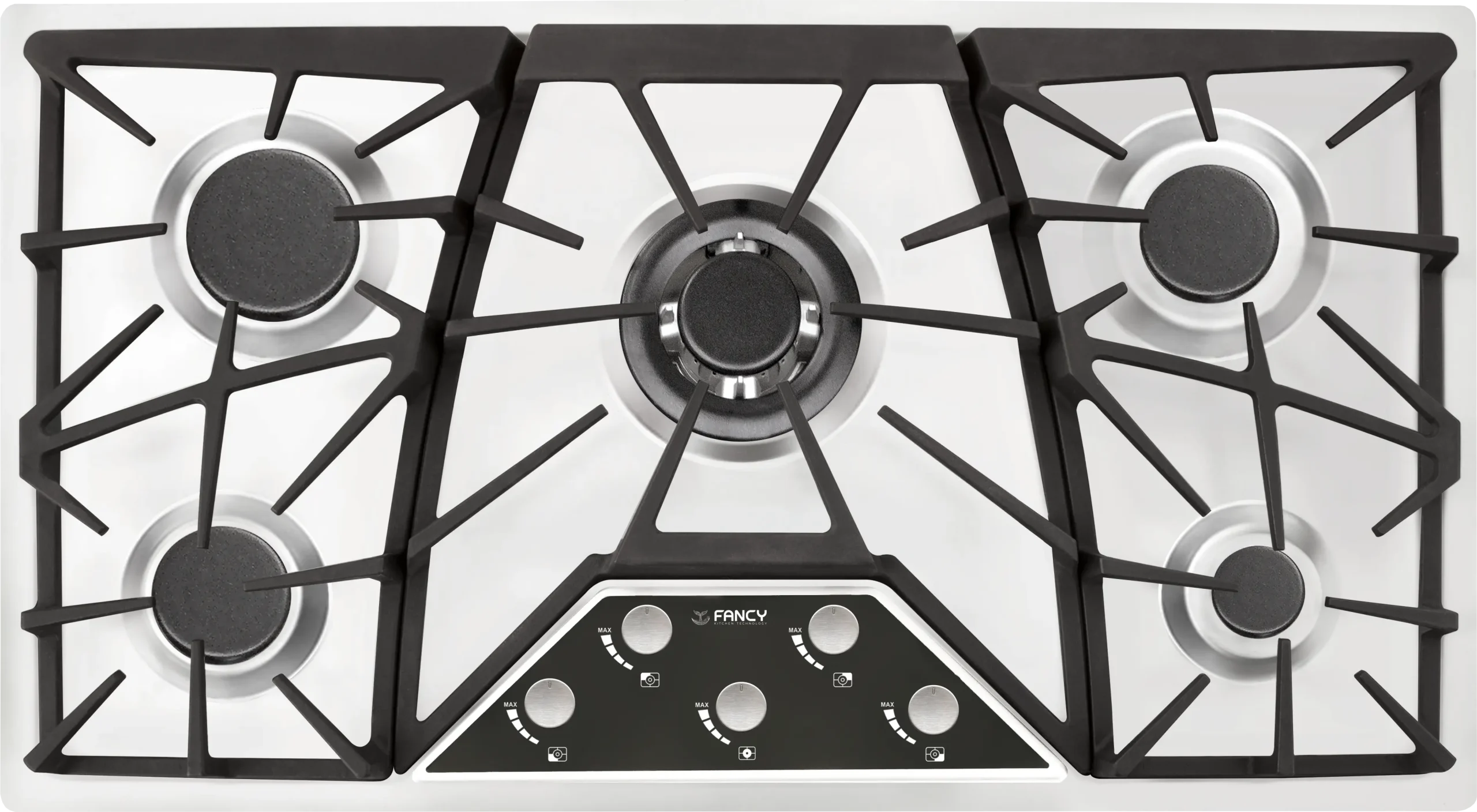 اجاق گاز فنسی استیل 5 شعله  مدل S 5101