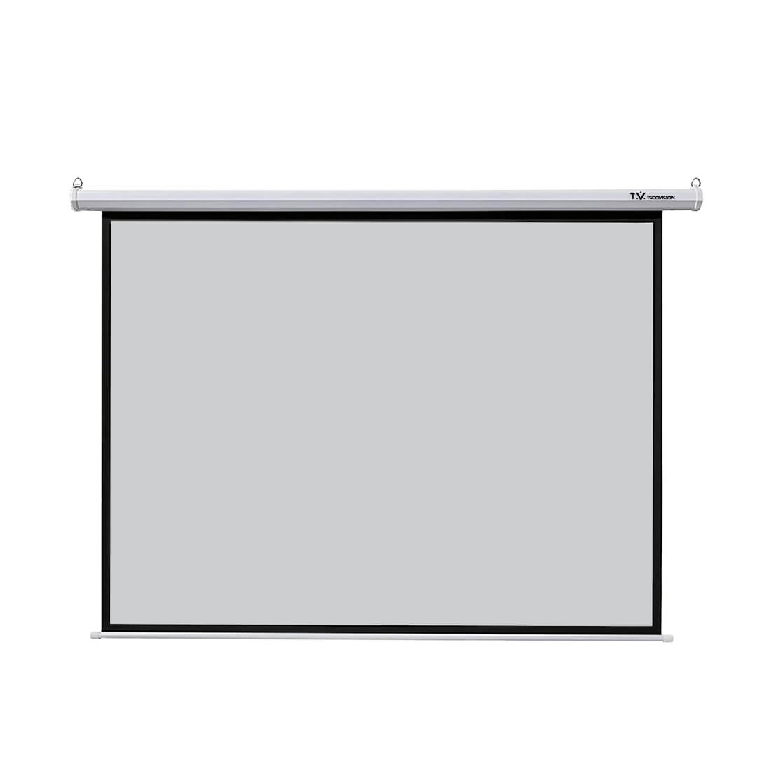 پرده نمایش تسکو مدل TVS 149 MO Case White Frame Black Screen Matte White